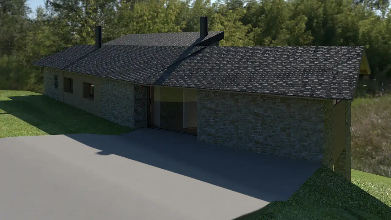 Exterior view of Houses for sale in Alp  with Heating, Private garden and Parquet flooring