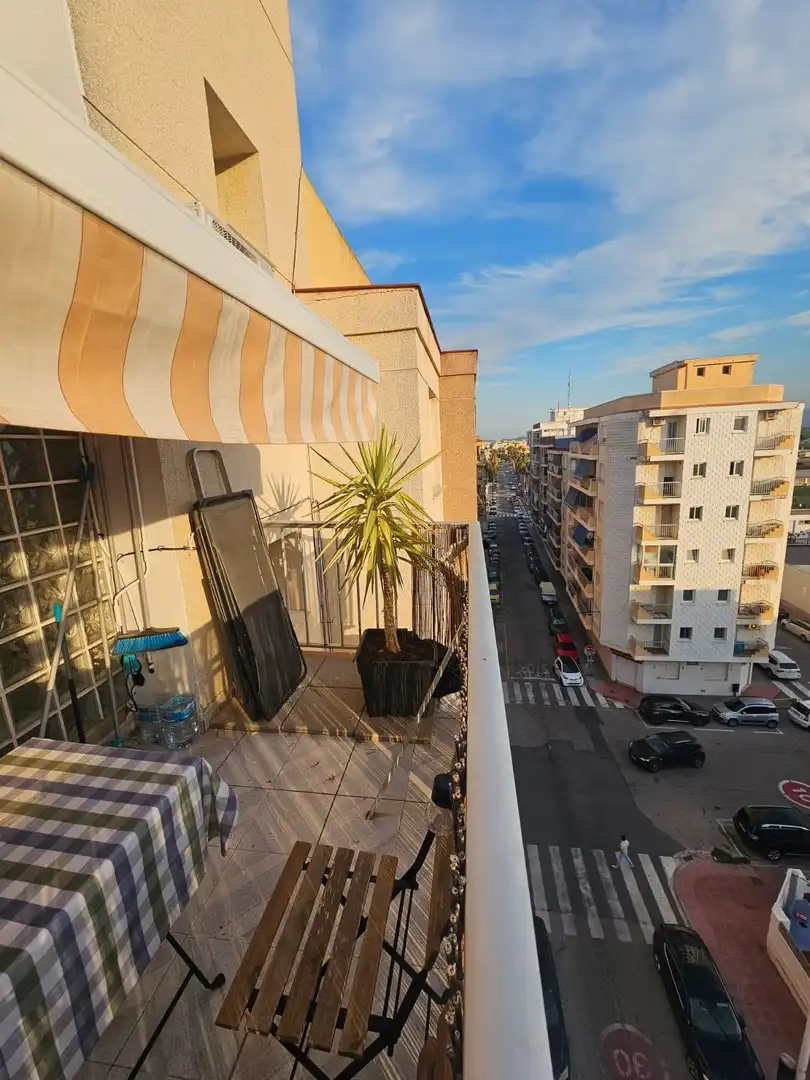 Terraza de Apartamento de alquiler en Sueca con Aire acondicionado, Amueblado y Balcón