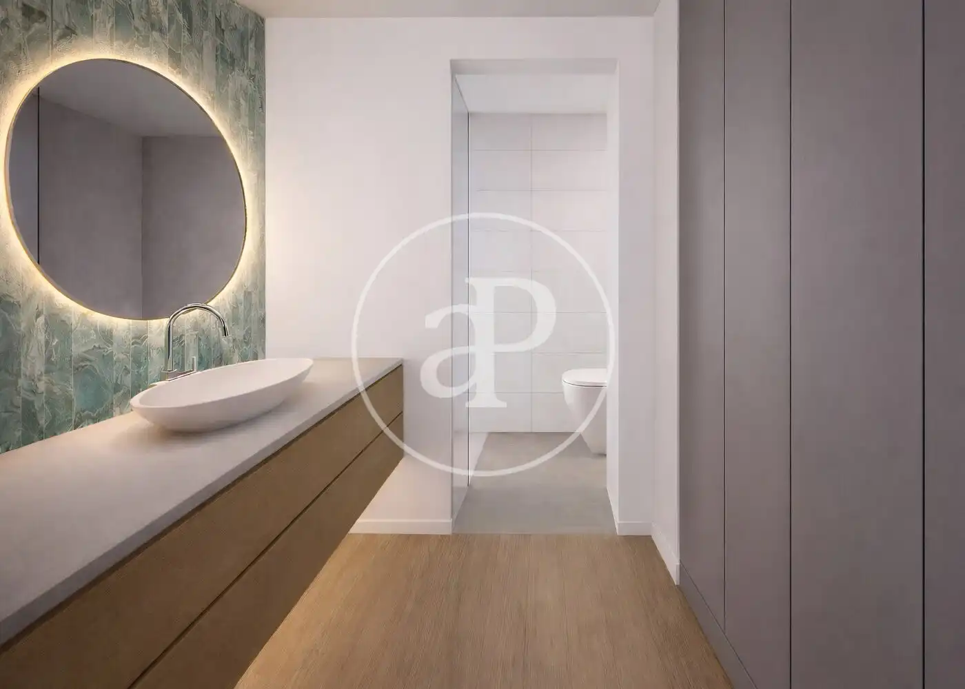 Bathroom of Flat for sale in Madrid  with Air Conditioner, Heating and Terrace