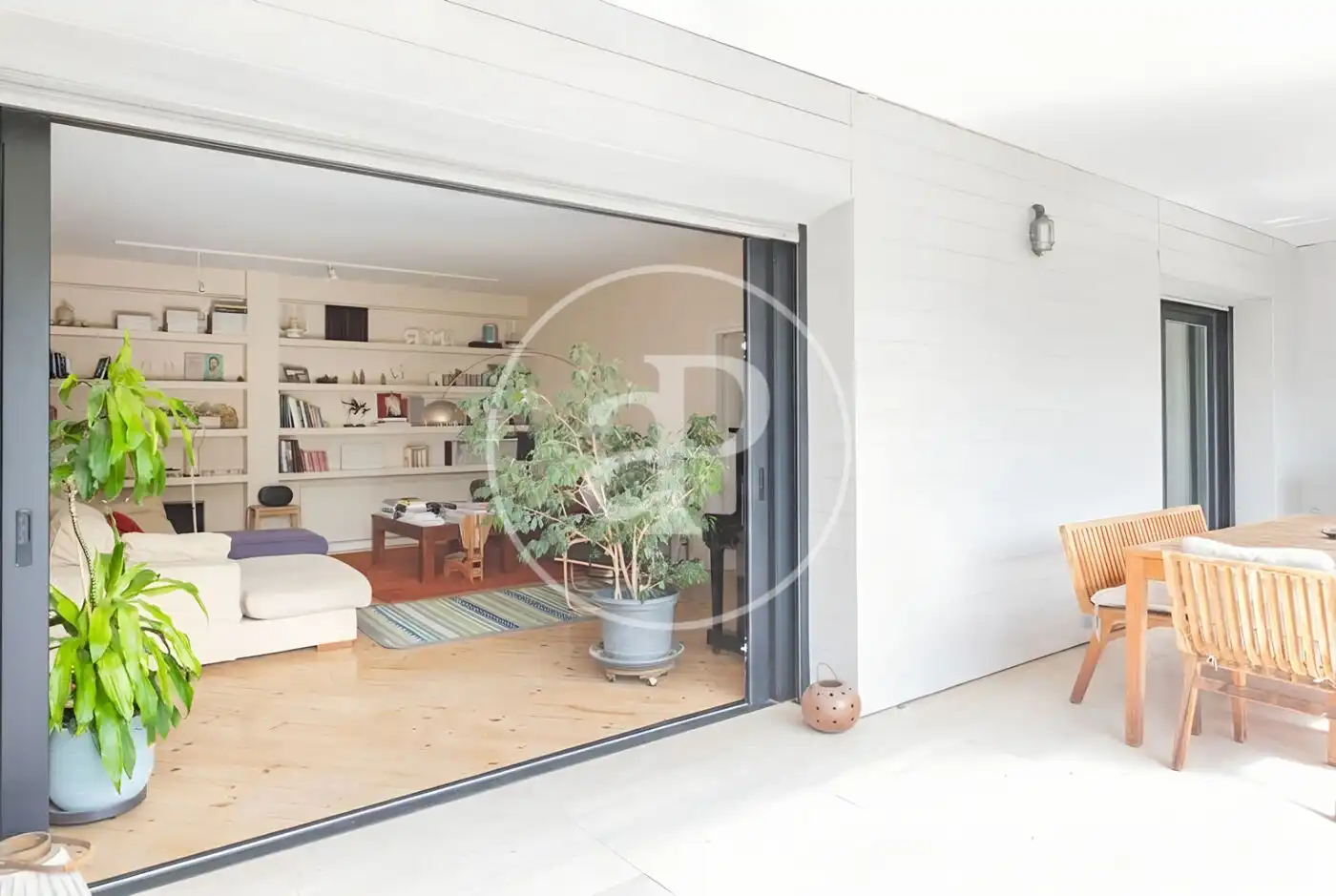Living room of Houses for sale in Fuente del Fresno  with Air Conditioner, Heating and Private garden