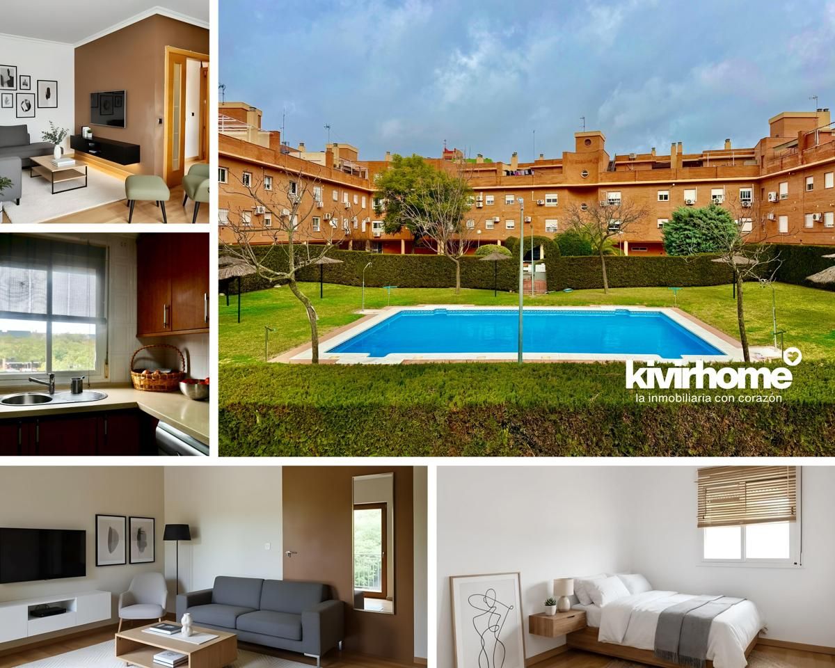 Jardín de Piso en venta en Montequinto con Aire acondicionado, Parquet y Amueblado