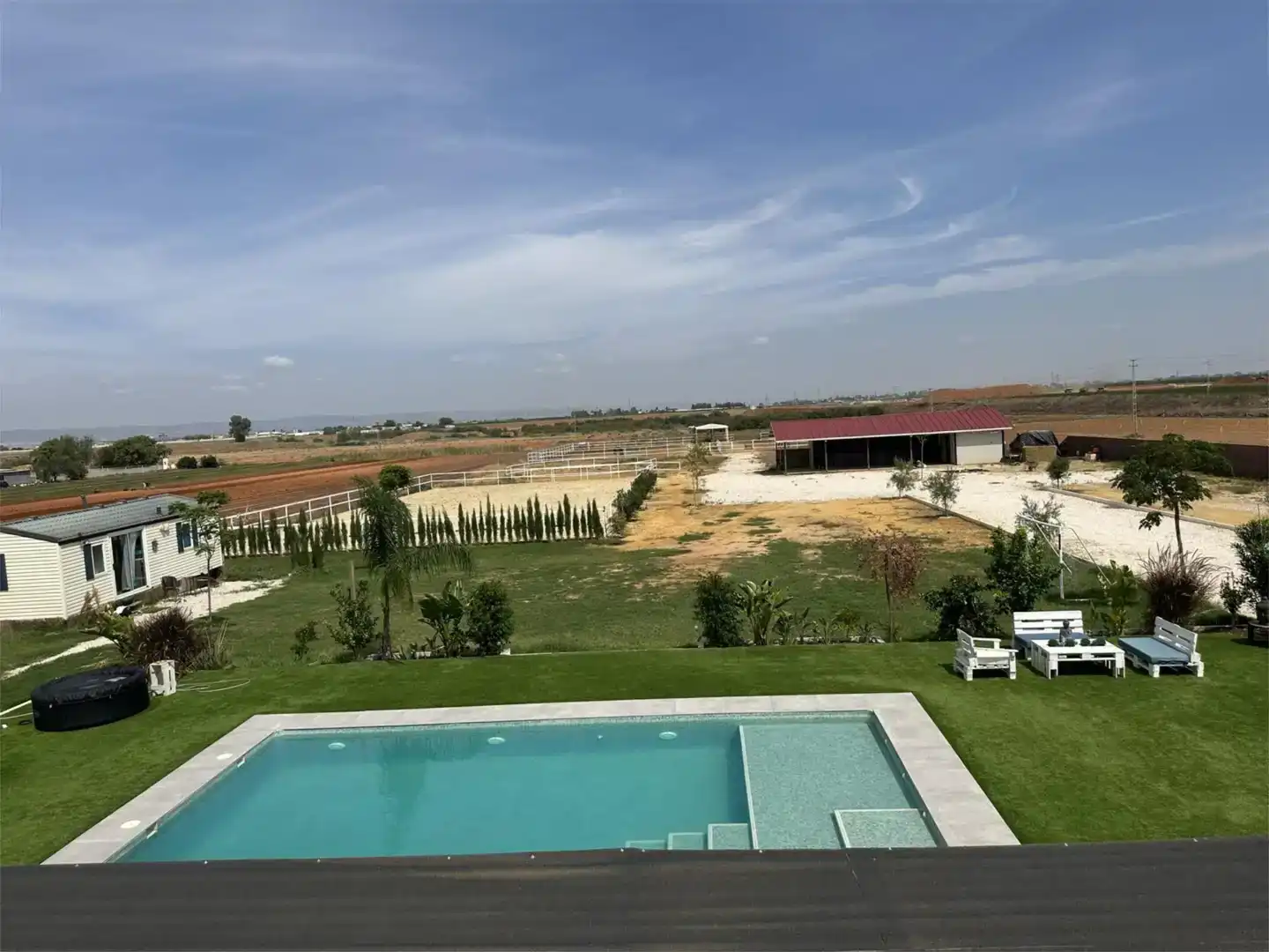 Schwimmbecken von Country house zum Verkauf in La Rinconada
