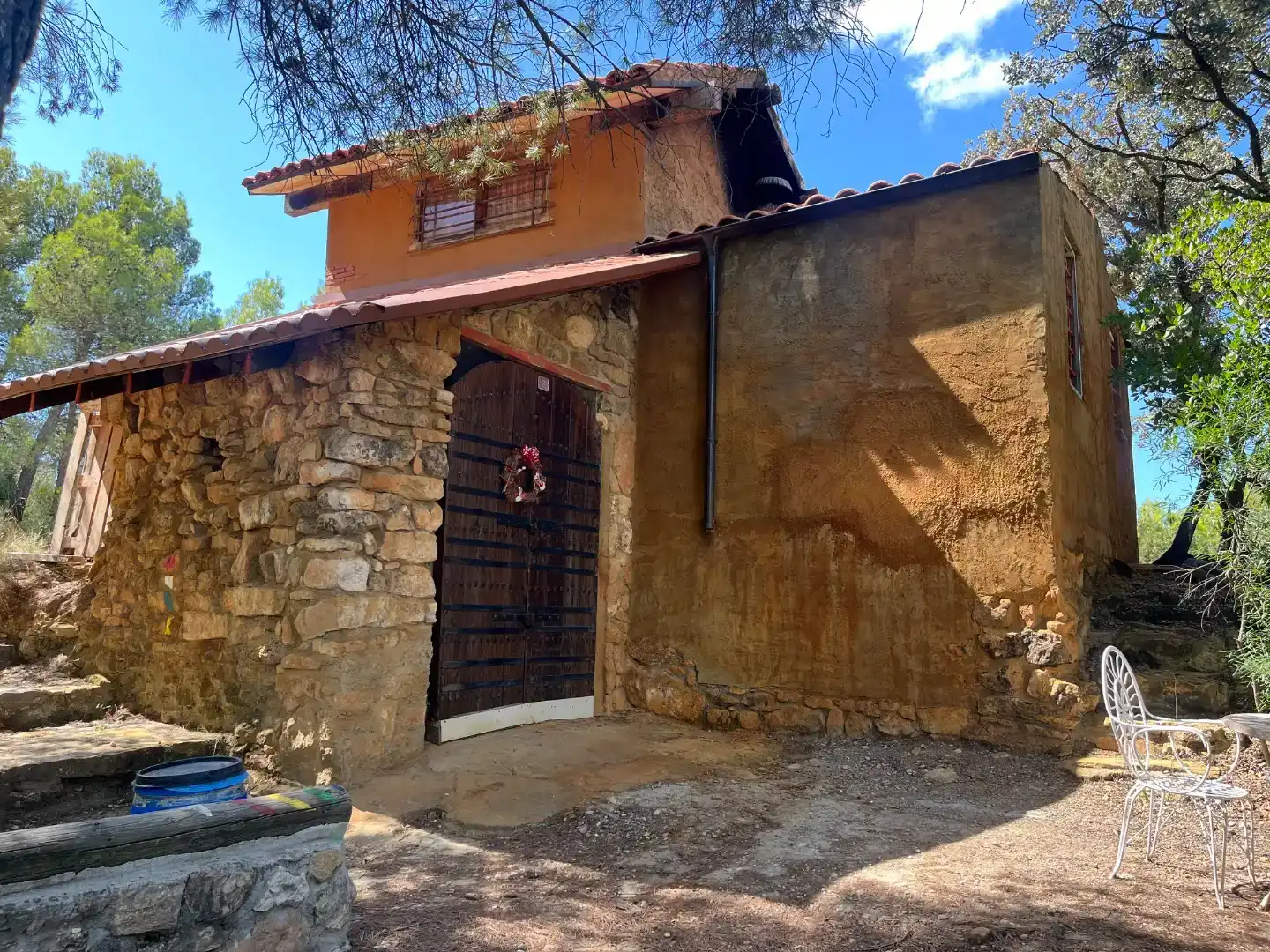 Vista exterior de Finca rústica en venda en La Pobla de Cérvoles