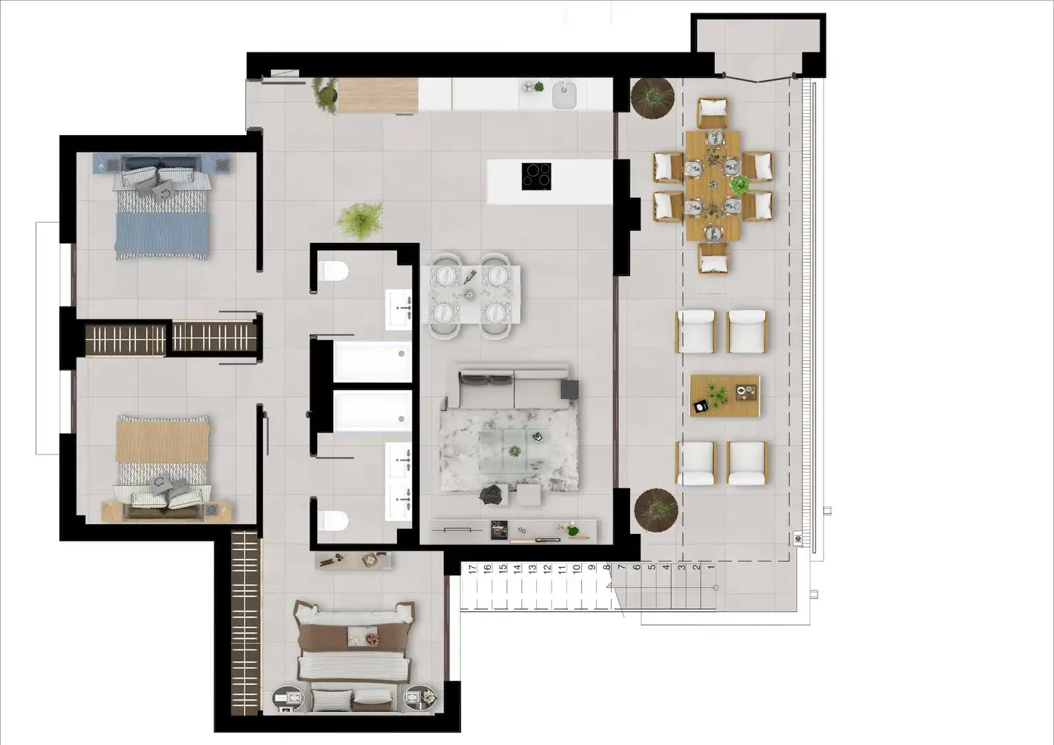 Apartment mit Pool zum Verkauf in Istán, imagen 31