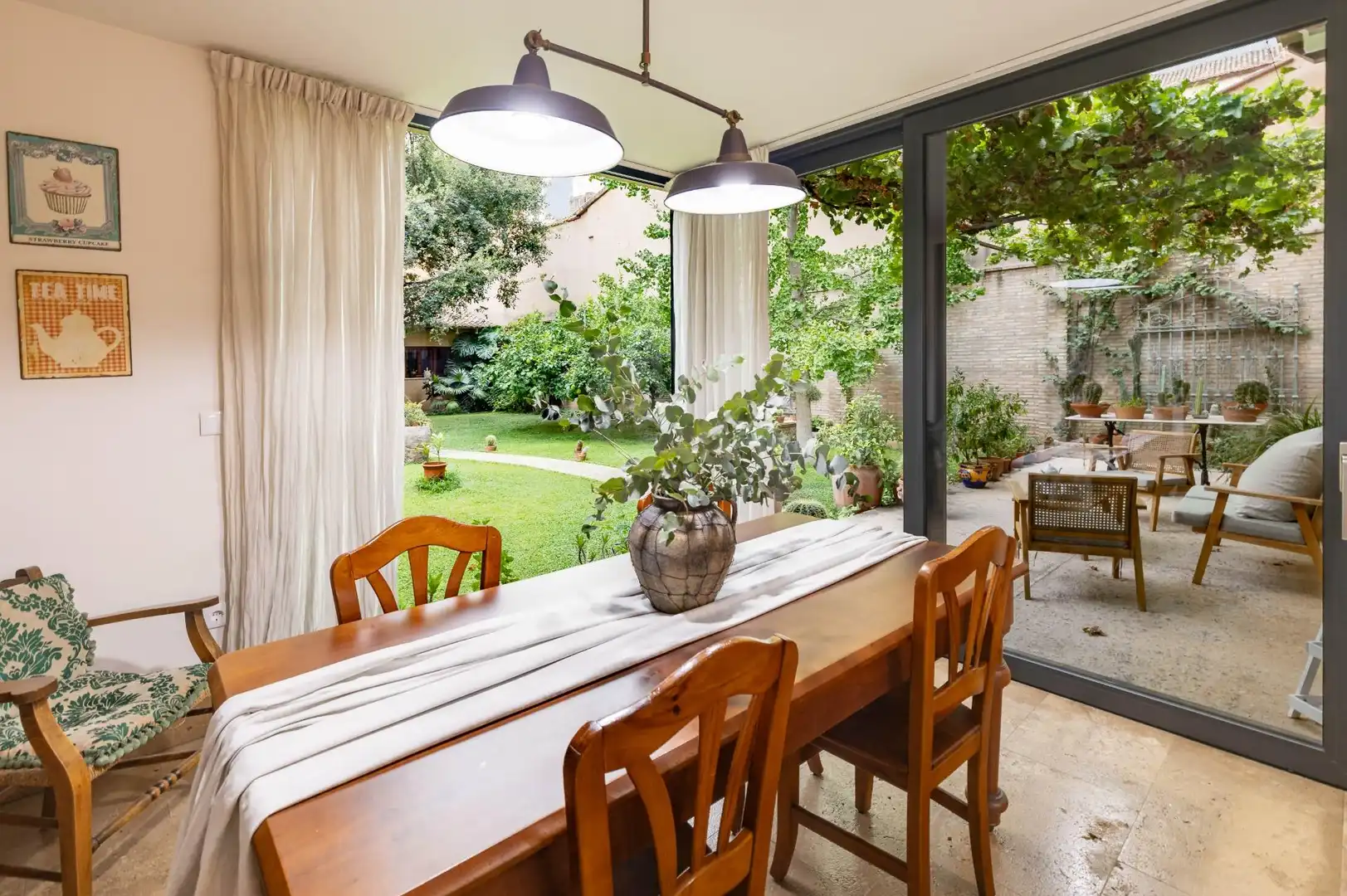 Garden of Houses for sale in Xàtiva  with Air Conditioner, Private garden and Terrace