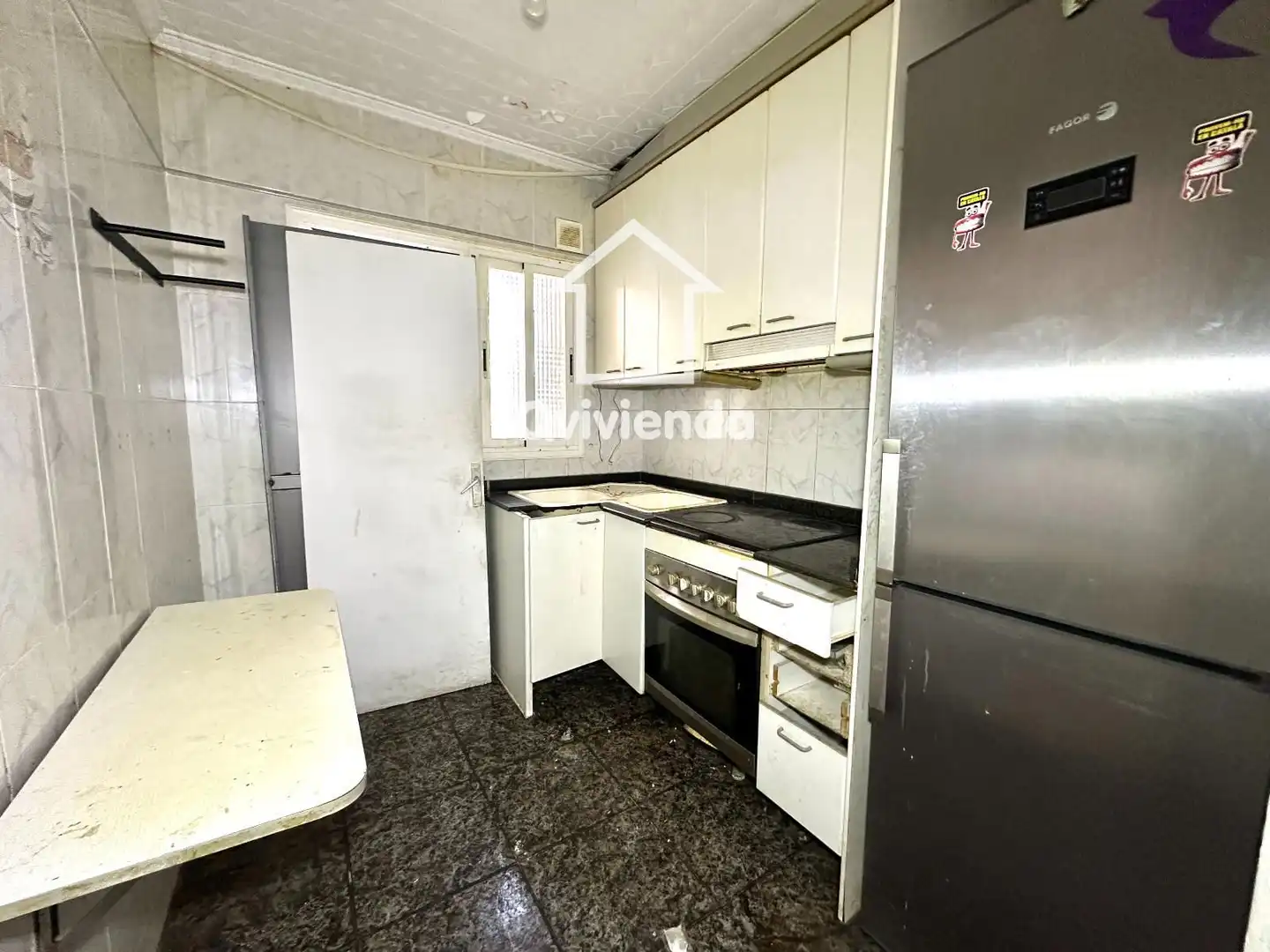 Cocina de Piso en venta en Sabadell con Terraza