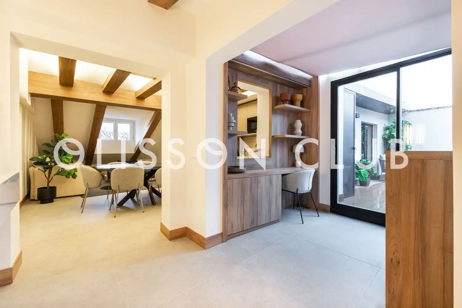 Sala de estar de Ático en venta en  Madrid Capital con Aire acondicionado
