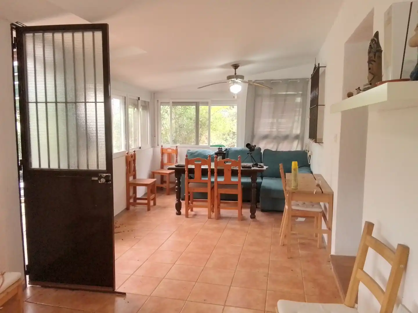 Sala de estar de Finca rústica en venta en El Bosque con Calefacción, Jardín privado y Terraza
