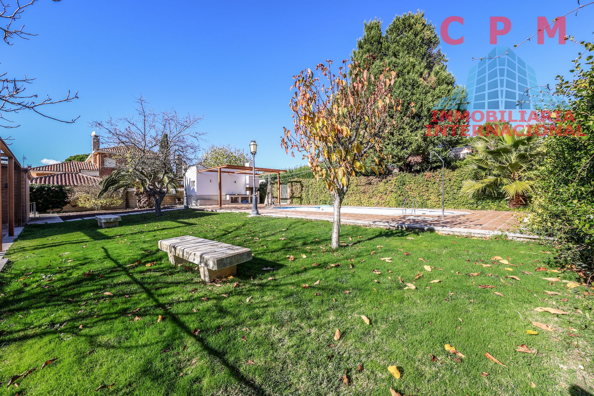 Garden of House or chalet to rent in Villalbilla  with Air Conditioner, Heating and Private garden