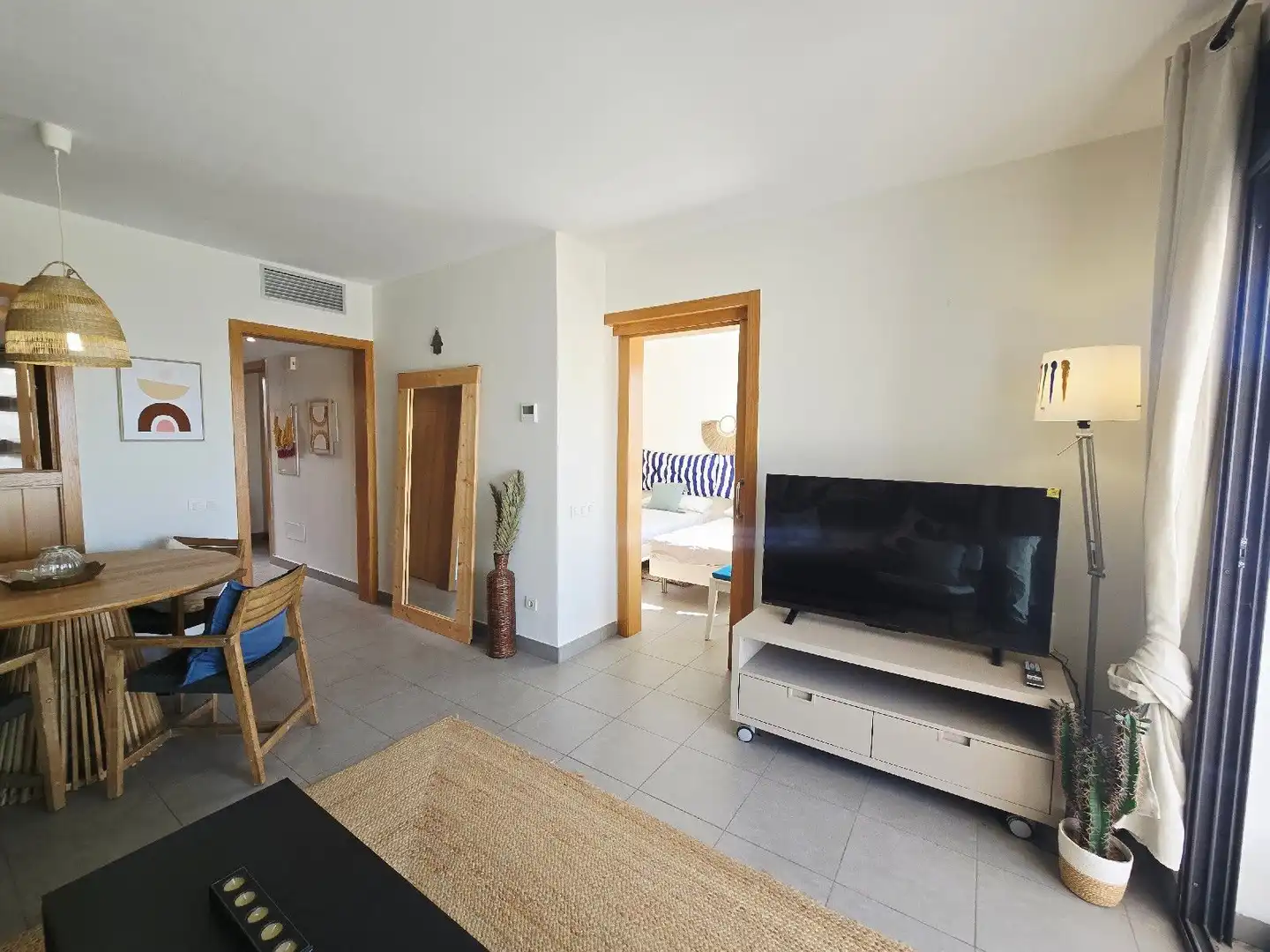 Wohnzimmer von Wohnung zum Verkauf in Mojácar mit Klimaanlage, Terrasse und Schwimmbad