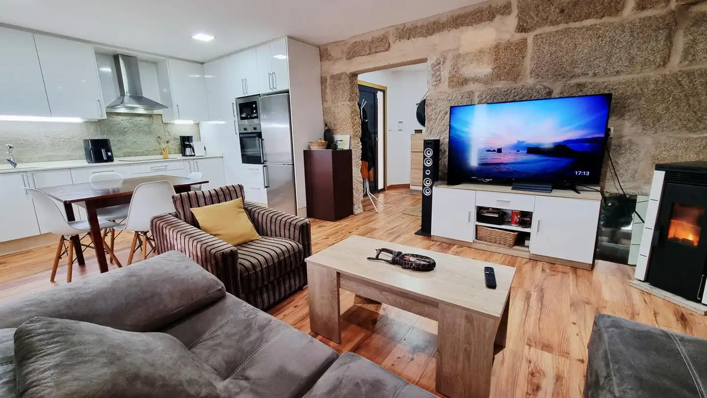 Sala de estar de Casa o chalet en venta en Vigo 