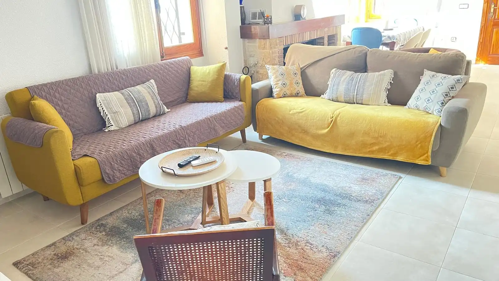 Sala d'estar de Casa o xalet de lloguer en El Campello amb Aire condicionat, Calefacció i Jardí privat