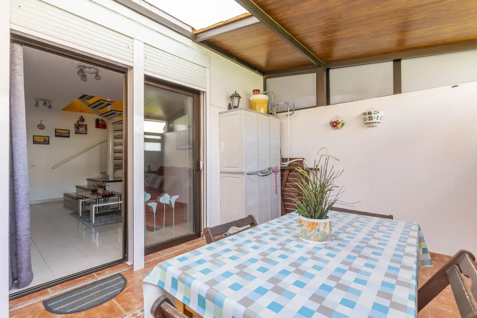 Terrassa de Casa adosada en venda en Granadilla de Abona amb Aire condicionat, Jardí privat i Terrassa