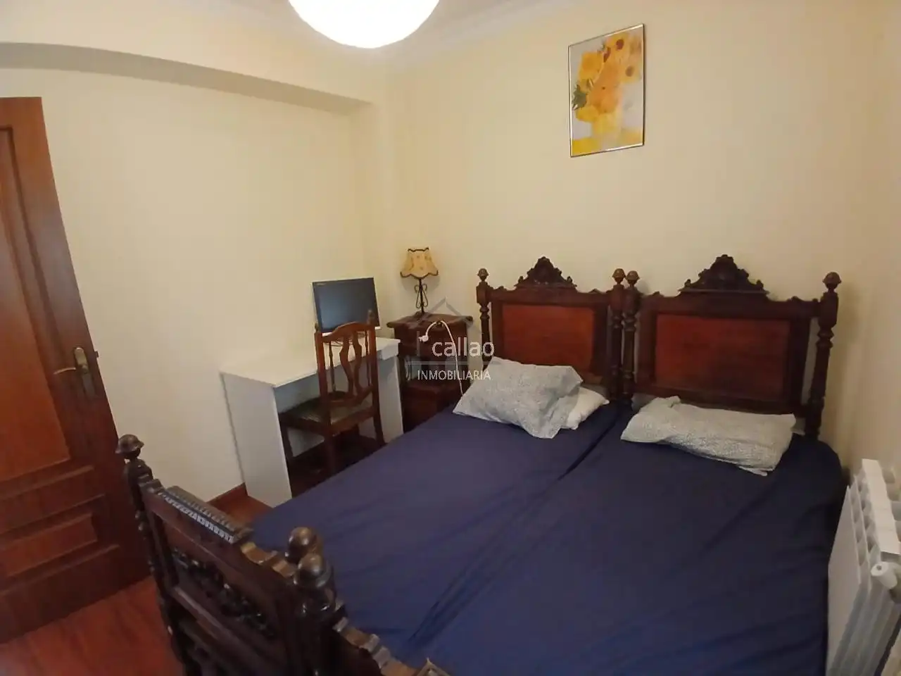 Bedroom of Flat for rent in Ferrol  with Heating and Furnished