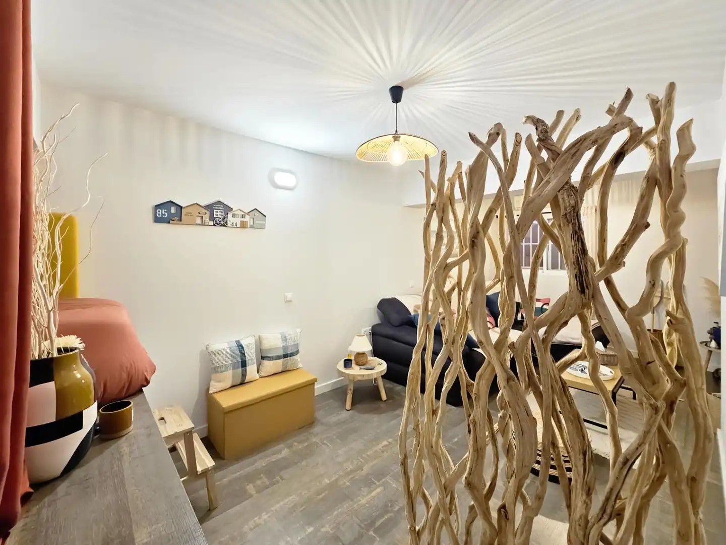 Sala d'estar de Casa o xalet en venda en Santa Pola amb Aire condicionat, Jardí privat i Moblat