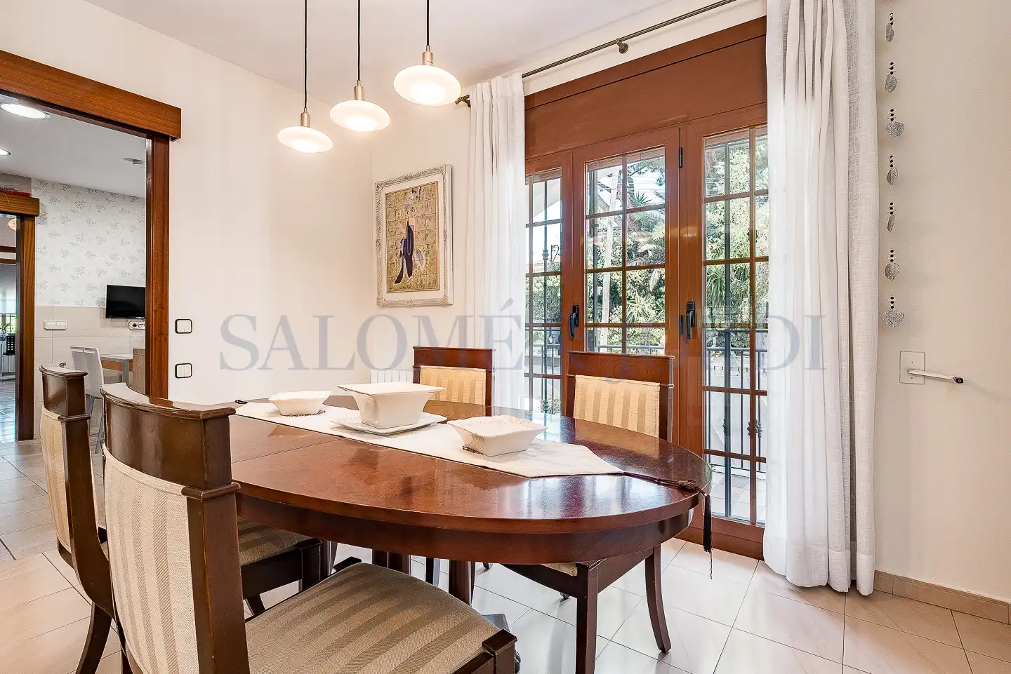 Comedor de Casa o chalet en venta en Vilassar de Dalt con Calefacción, Jardín privado y Piscina