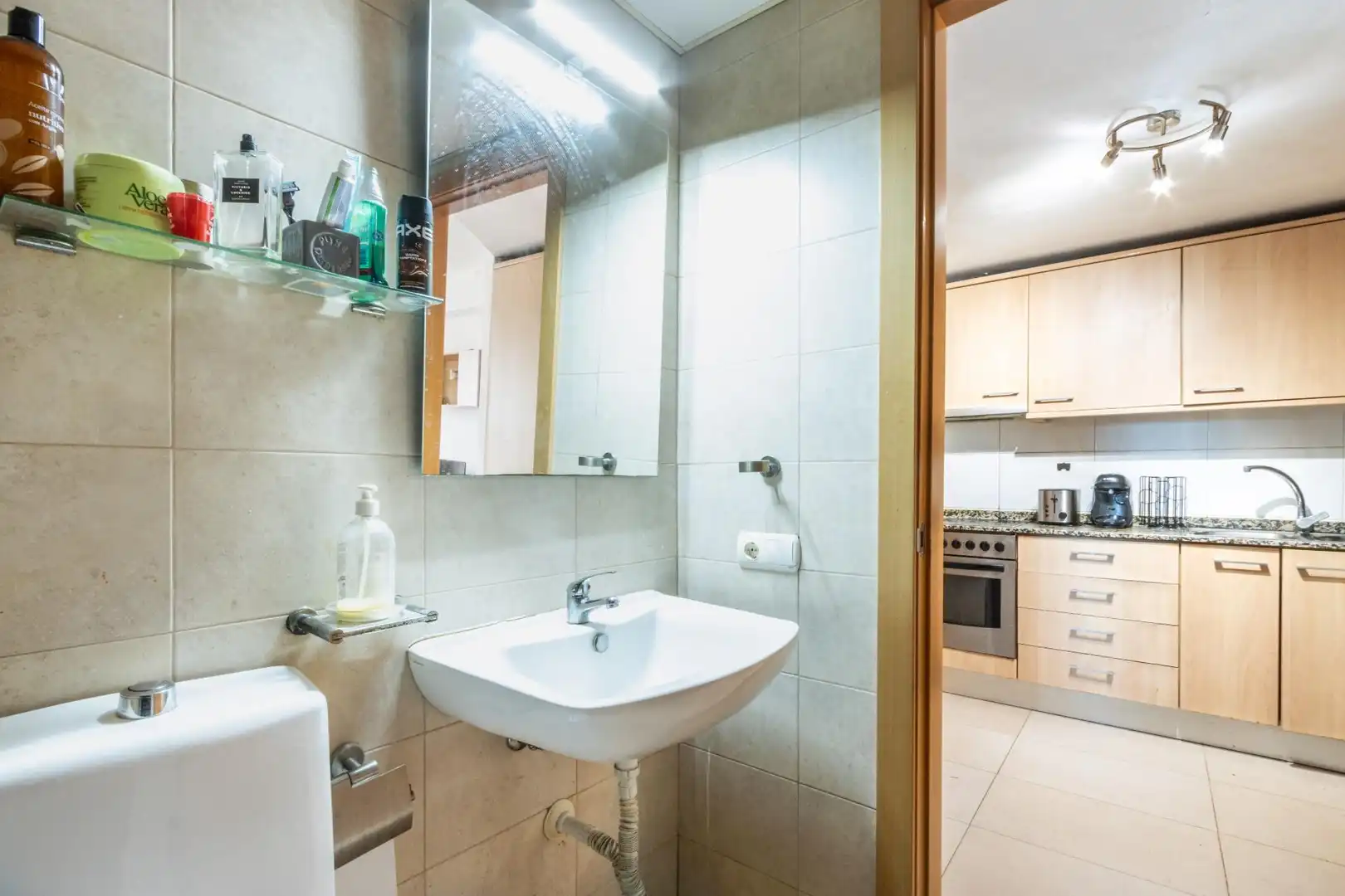 Bathroom of Flat for sale in Amposta  with Air Conditioner and Terrace