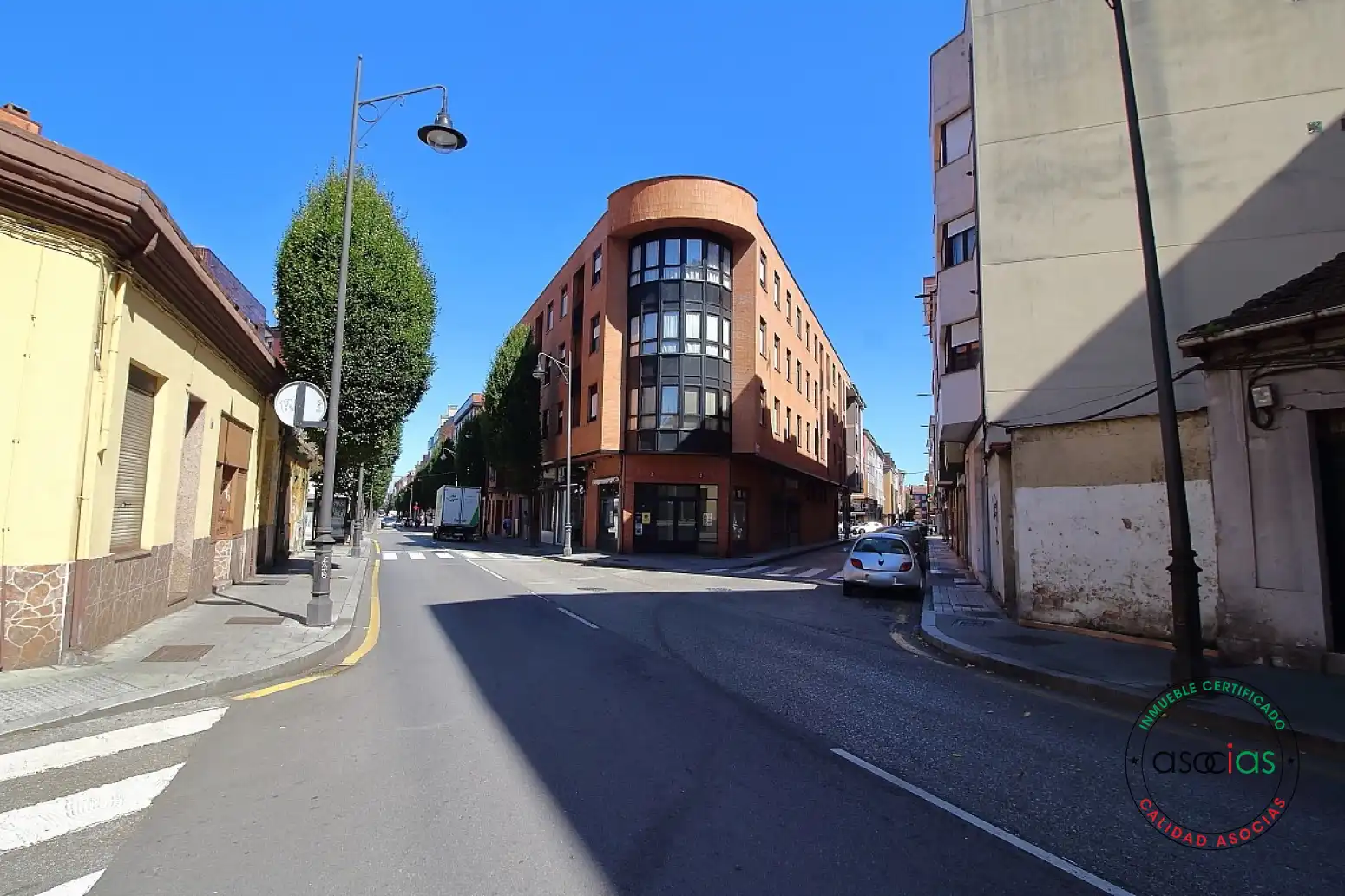 Vista exterior de Piso en venta en Gijón  con Calefacción, Parquet y Terraza