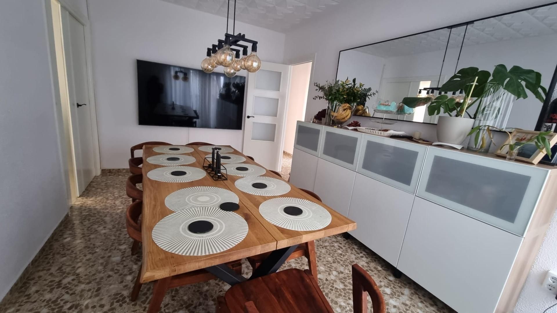 Dining room of House or chalet for sale in Roquetas de Mar  with Air Conditioner, Private garden and Terrace