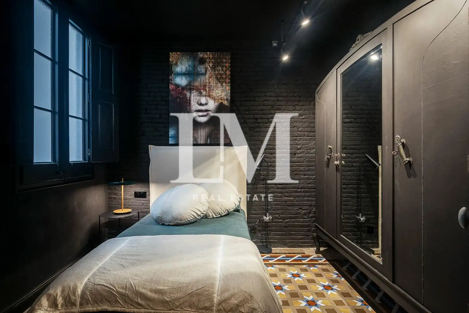 Habitación de Apartamento de alquiler en Barcelona con Aire acondicionado, Calefacción y Terraza