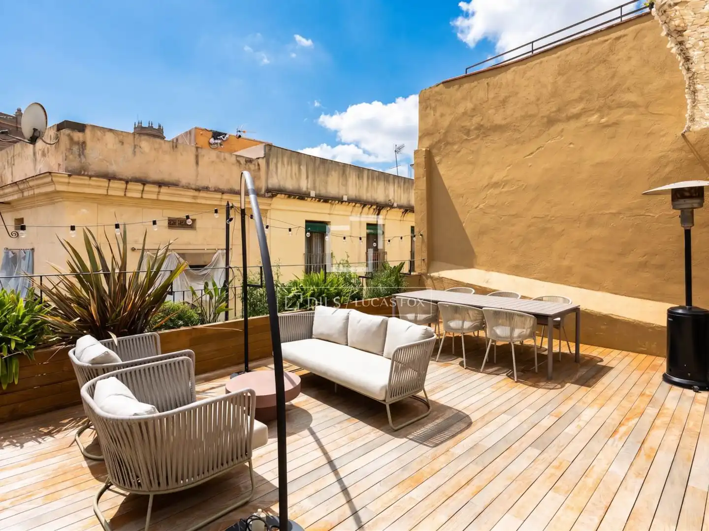 Terrassa de Pis de lloguer en Barcelona amb Aire condicionat, Calefacció i Parquet