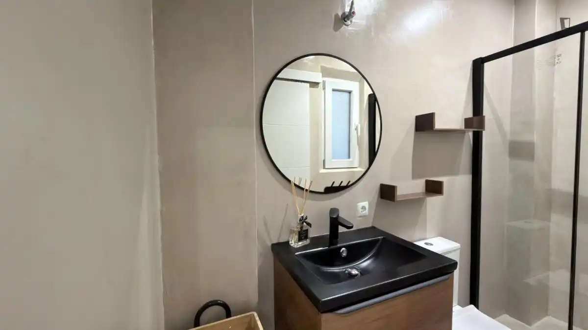 Bany de Apartament per a compartir en Granada amb Moblat, Forn i Microones