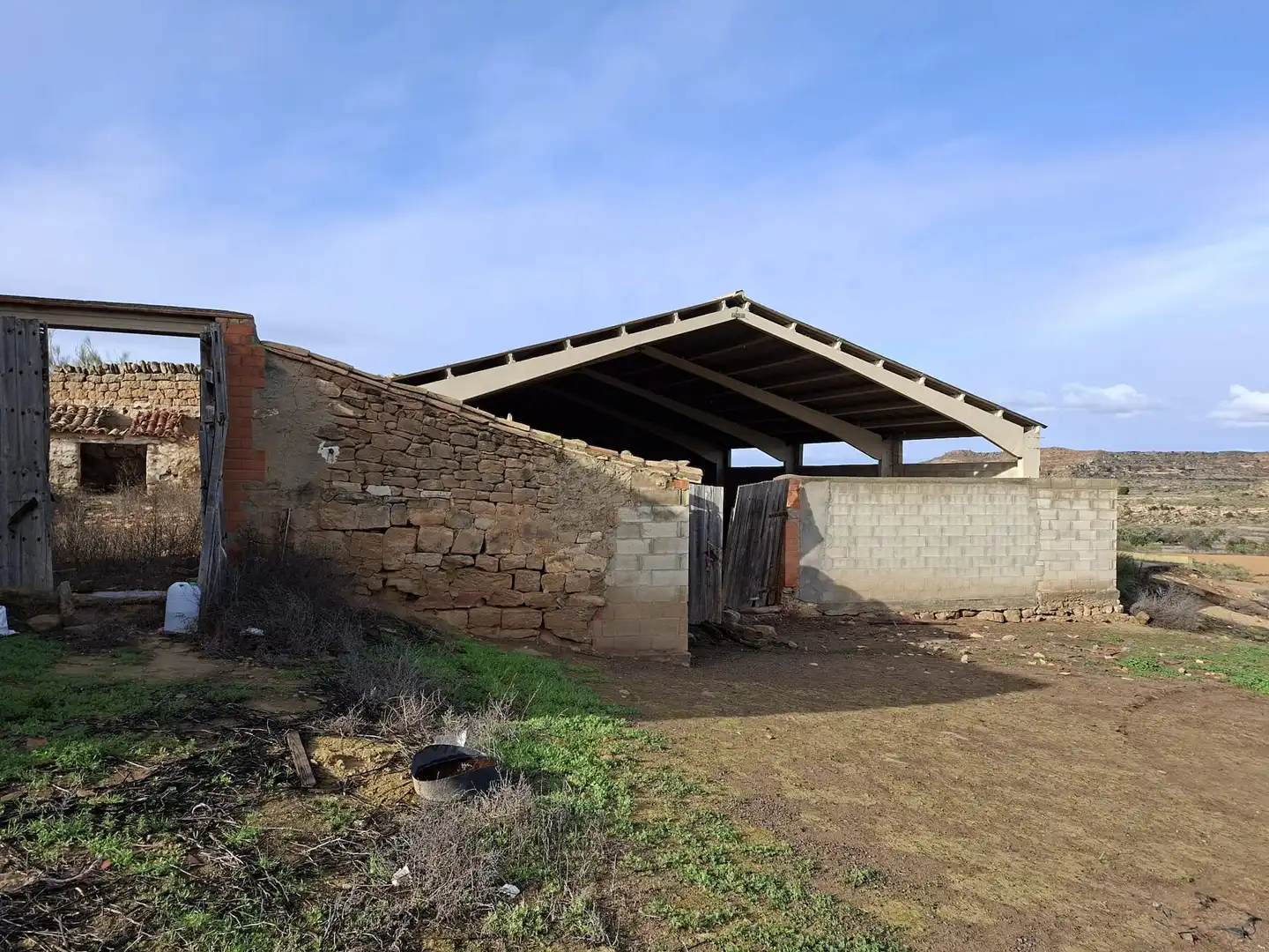 Vista exterior de Finca rústica en venta en Caspe