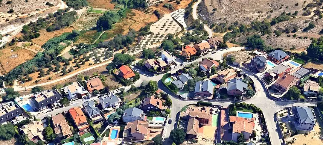 Exterior view of Houses for sale in Campo Real  with Air Conditioner, Heating and Private garden