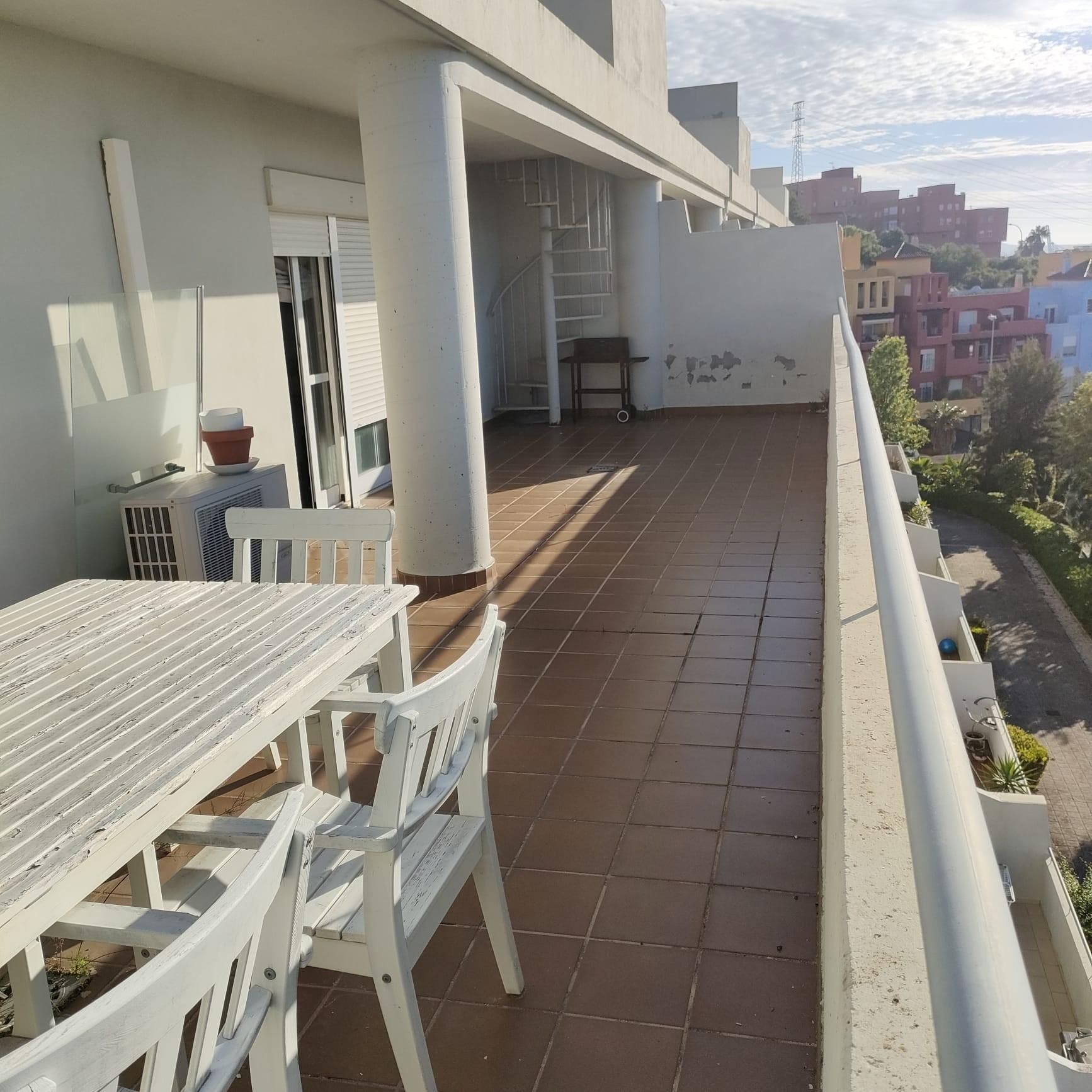 Terrace of Attic for sale in Algeciras  with Parquet flooring, Terrace and Community pool