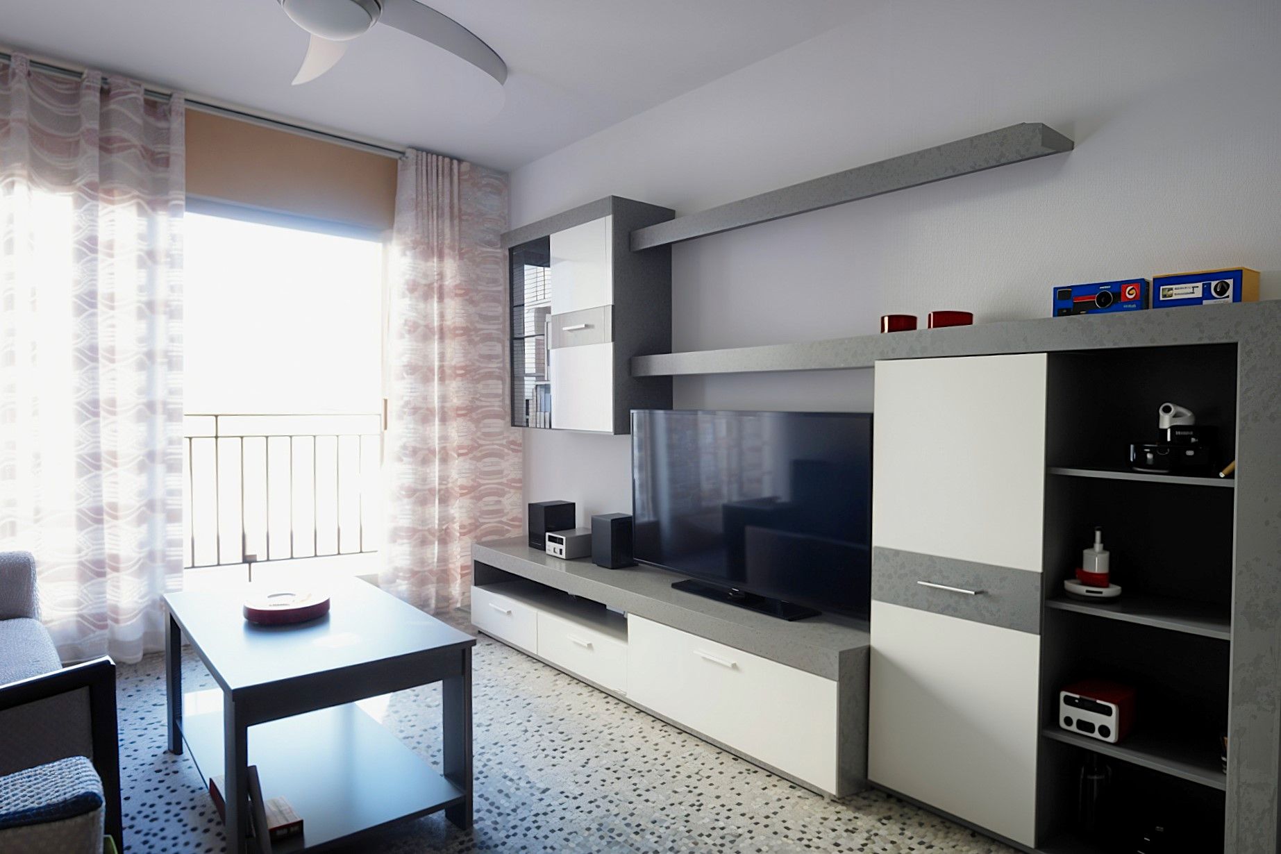 Sala d'estar de Pis en venda en  Barcelona Capital amb Traster i Balcó