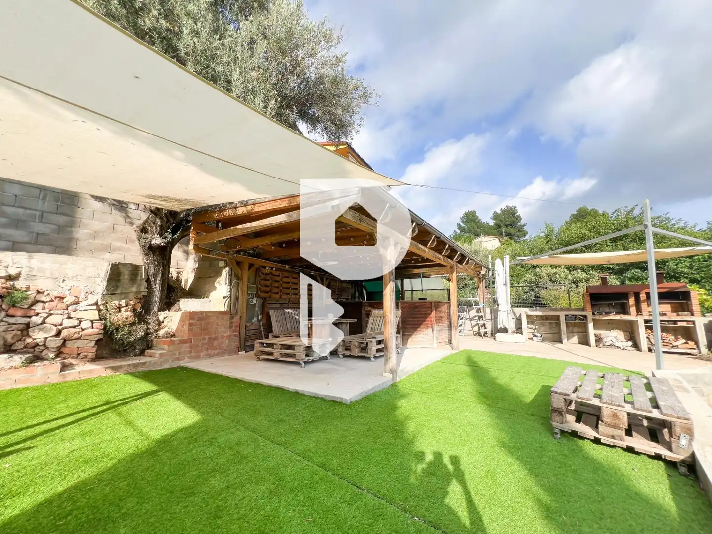 Jardín de Casa o chalet en venta en Vallirana con Aire acondicionado, Calefacción y Jardín privado