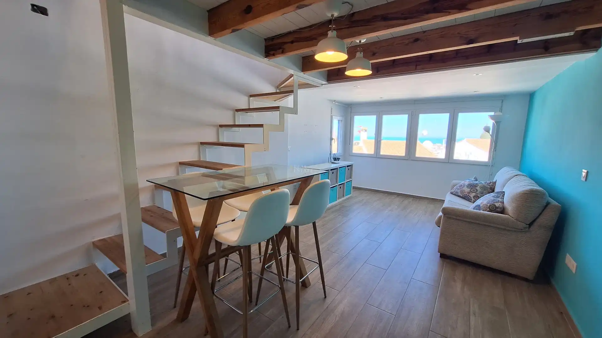 Living room of Detached homes for sale in Dénia  with Air Conditioner and Balcony