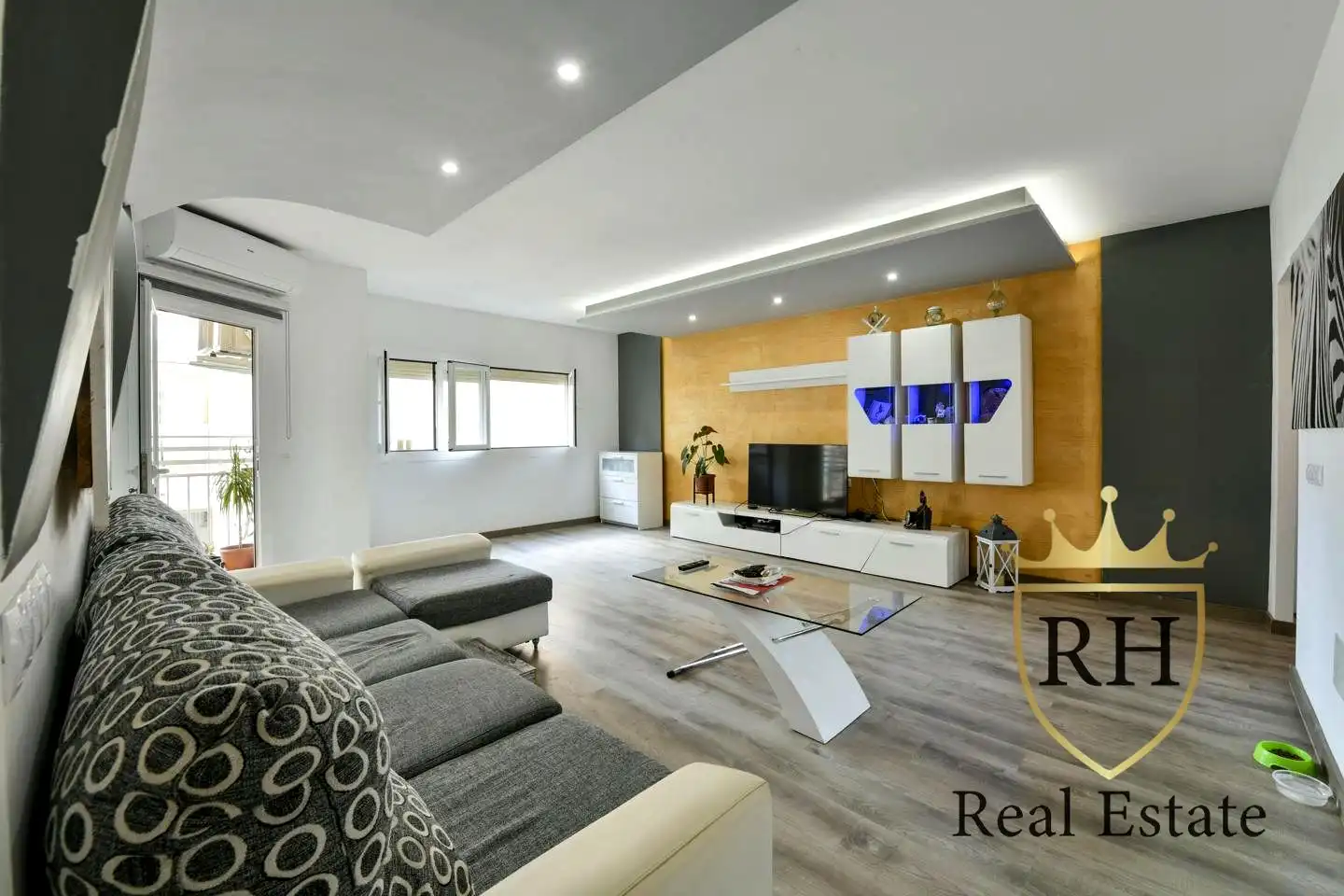 Sala de estar de Apartamento en venta en  Palma de Mallorca con Aire acondicionado, Parquet y Terraza