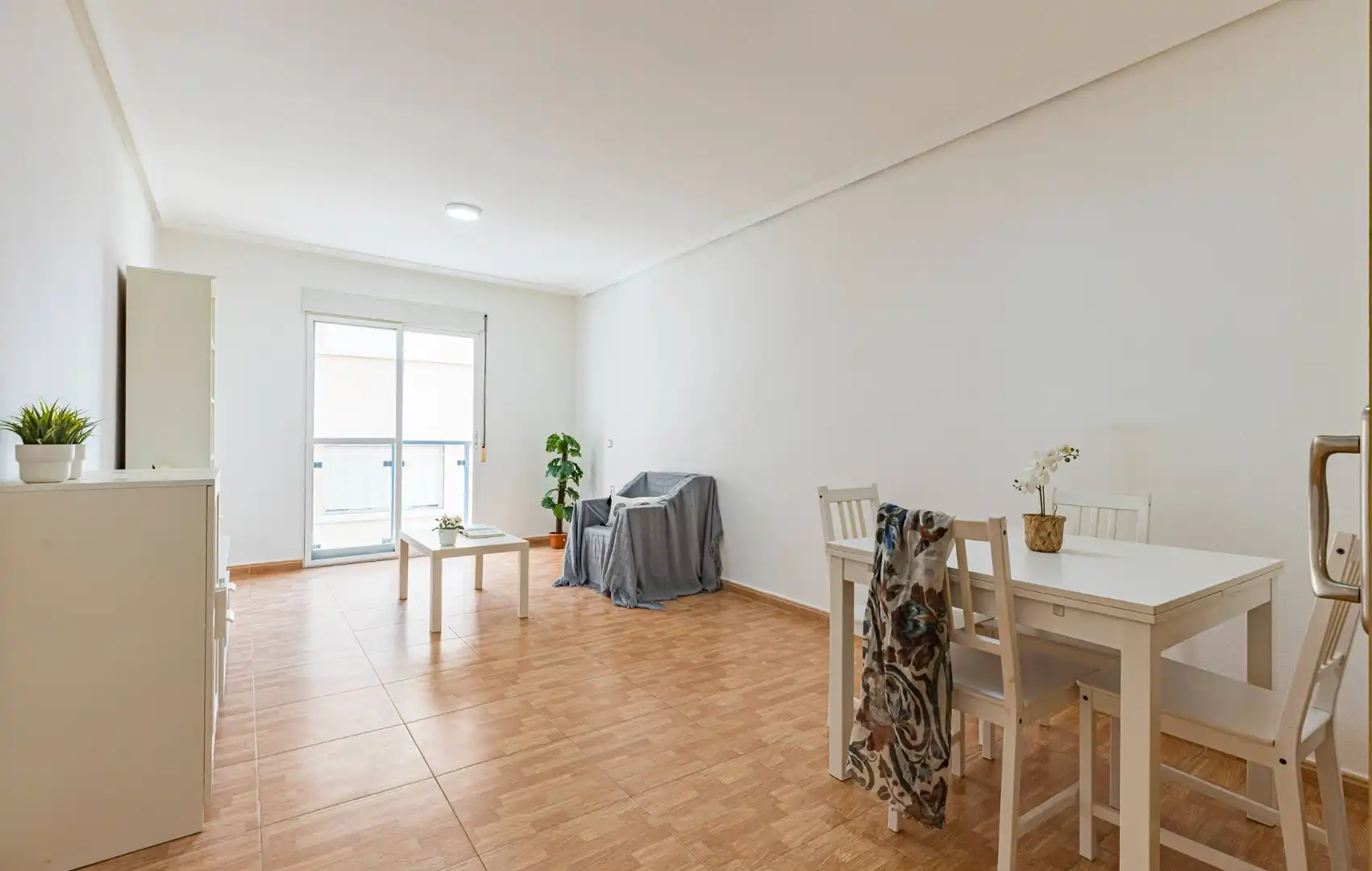 Sala d'estar de Apartament en venda en Murcia amb Aire condicionat, Traster i Moblat