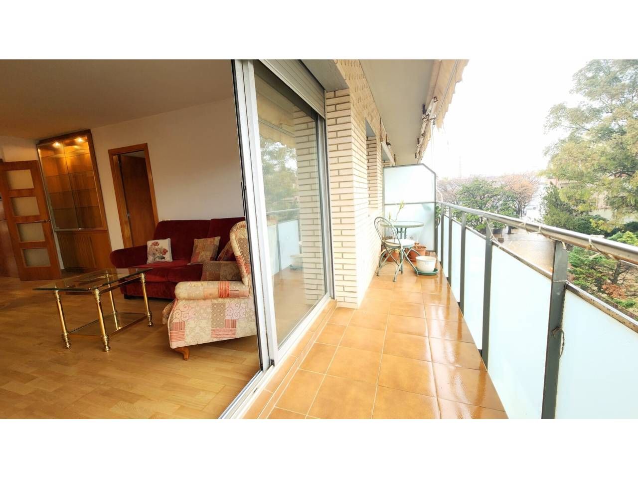 Balcony of Flat for sale in Terrassa  with Air Conditioner, Heating and Terrace