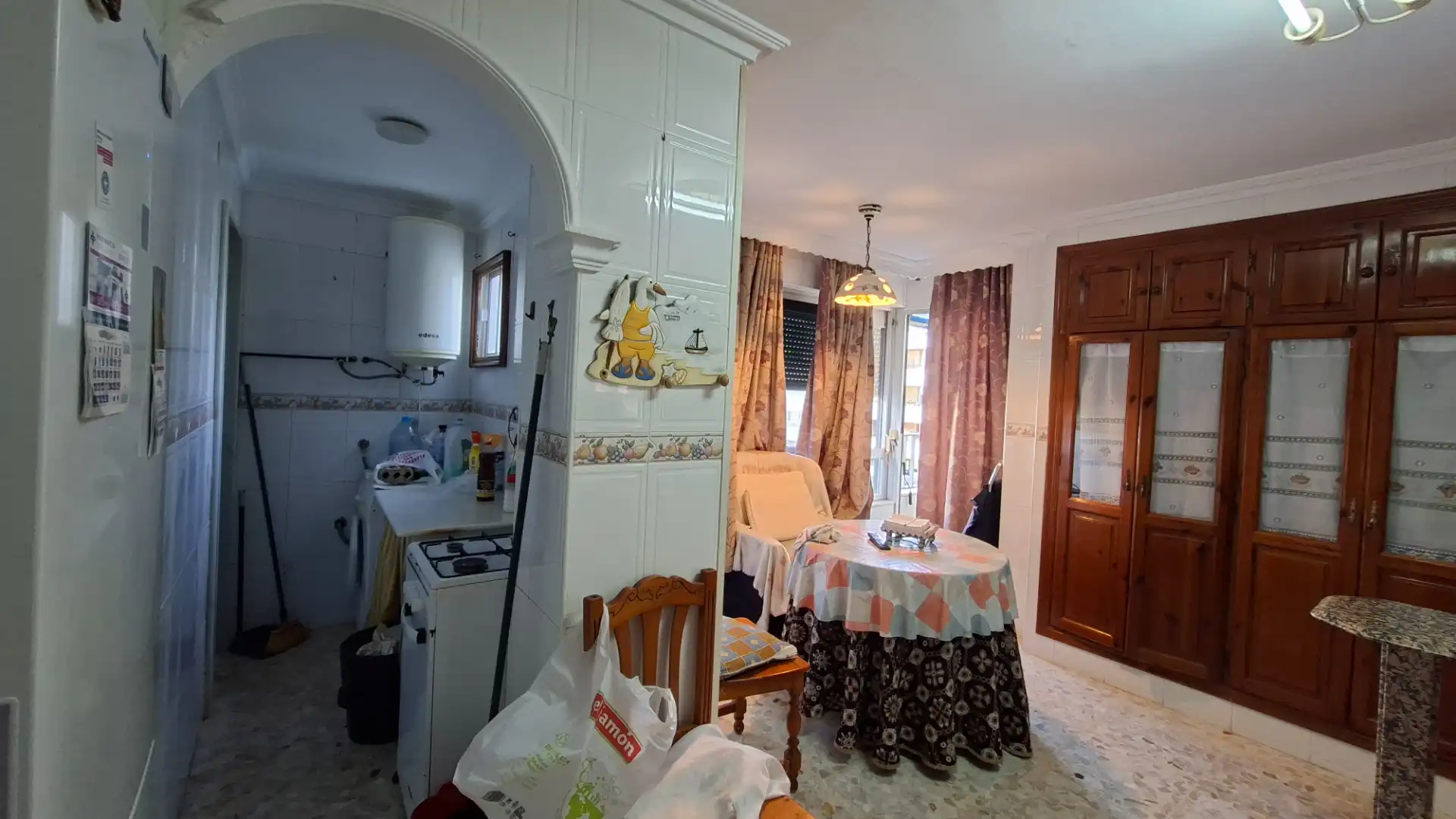 Küche von Wohnung zum Verkauf in Chiclana de la Frontera mit Privatgarten und Terrasse