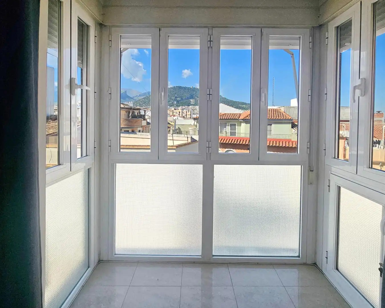 Balcony of Flat for sale in  Jaén Capital  with Air Conditioner, Heating and Furnished