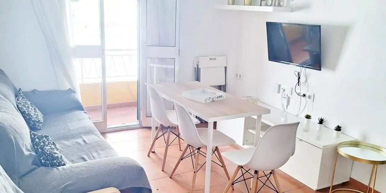 Sala de estar de Piso de alquiler en Sevilla con Aire acondicionado, Terraza y Amueblado