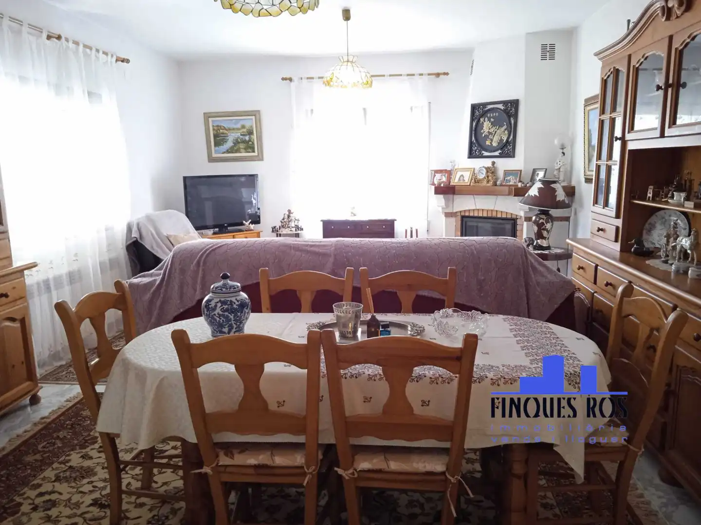 Sala d'estar de Casa o xalet en venda en Vinaròs amb Calefacció, Jardí privat i Terrassa