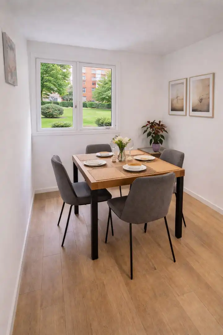 Comedor de Piso en venta en Barcelona con Balcón