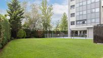 Exterior view of Apartment for sale in  Madrid Capital  with Air Conditioner, Heating and Private garden