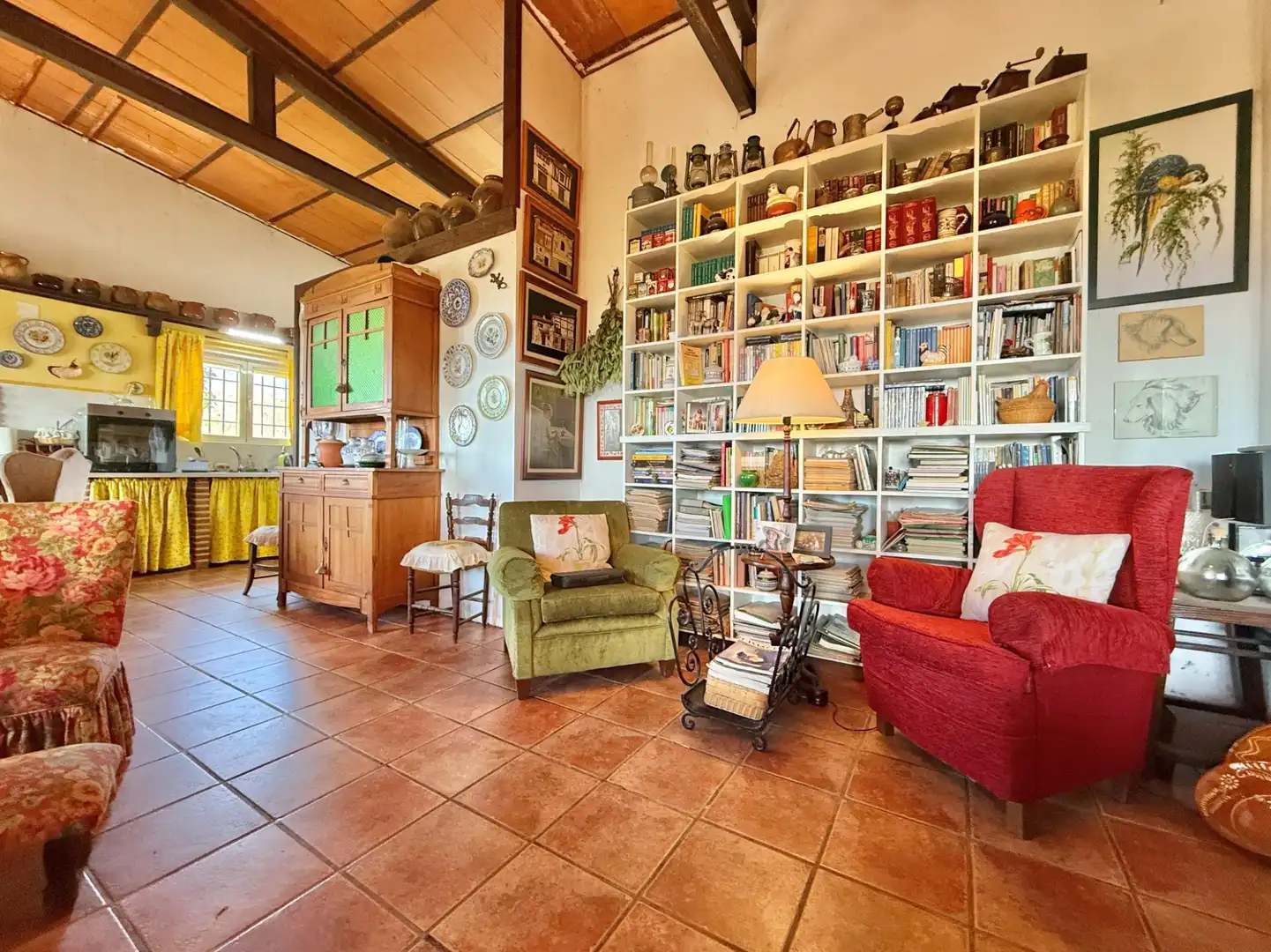Sala de estar de Finca rústica en venta en Piedralaves con Jardín privado, Terraza y Trastero