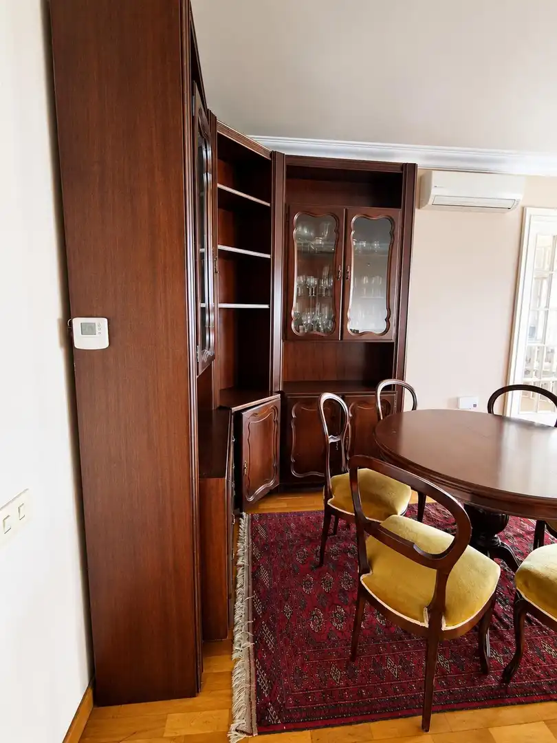Esszimmer von Wohnung zum Verkauf in Barcelona mit Privatgarten und Parkett