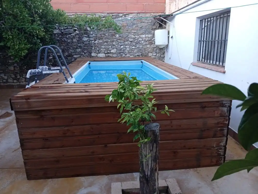 Piscina de Finca rústica en venda en Montellano amb Calefacció, Jardí privat i Moblat