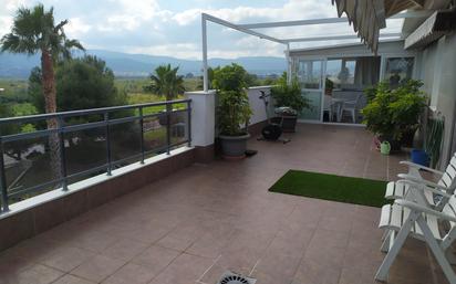 Terrasse von Dachboden zum verkauf in Almoines mit Klimaanlage und Terrasse
