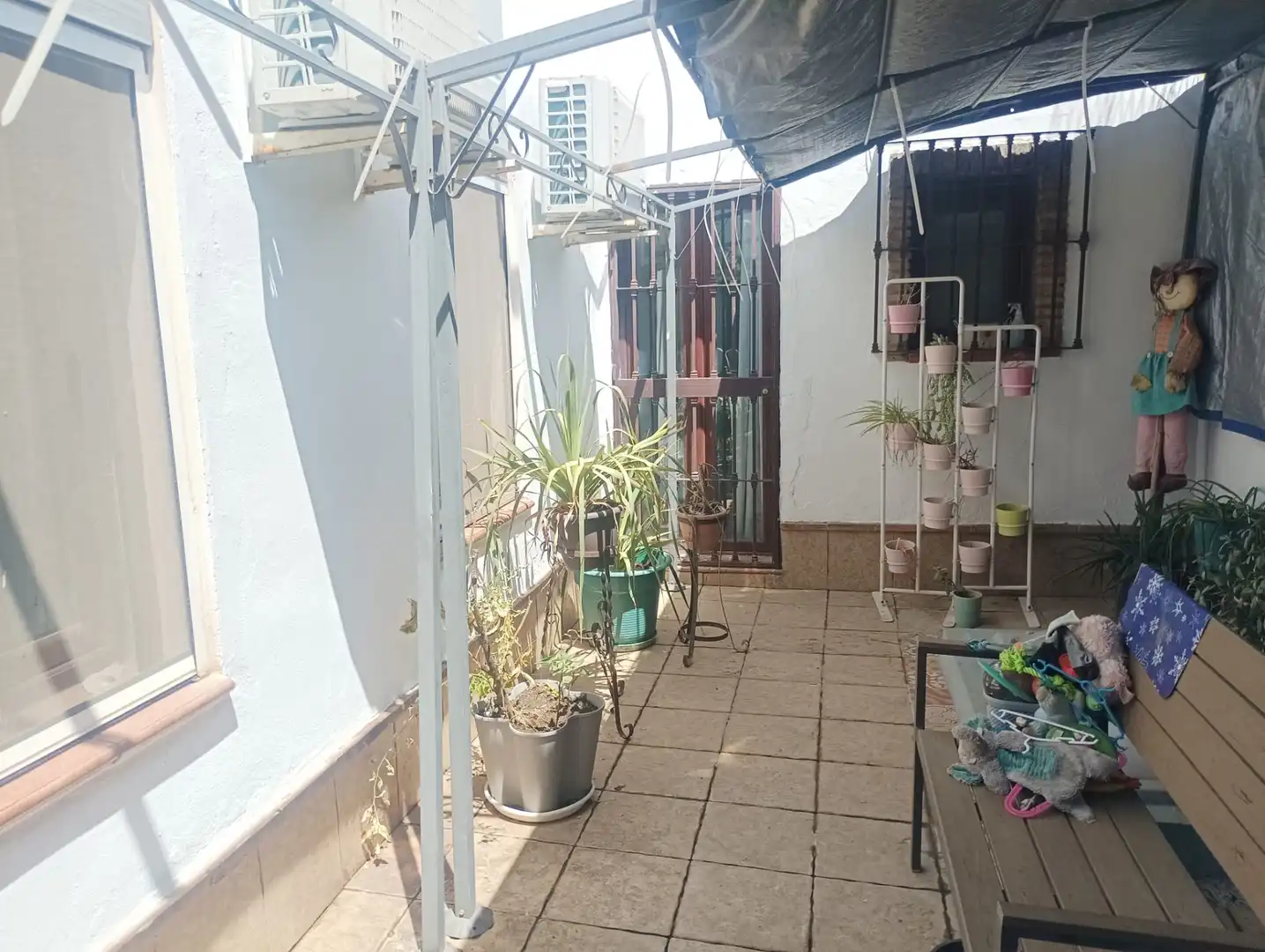 Terrace of Houses for sale in Sevilla  with Air Conditioner, Private garden and Parquet flooring