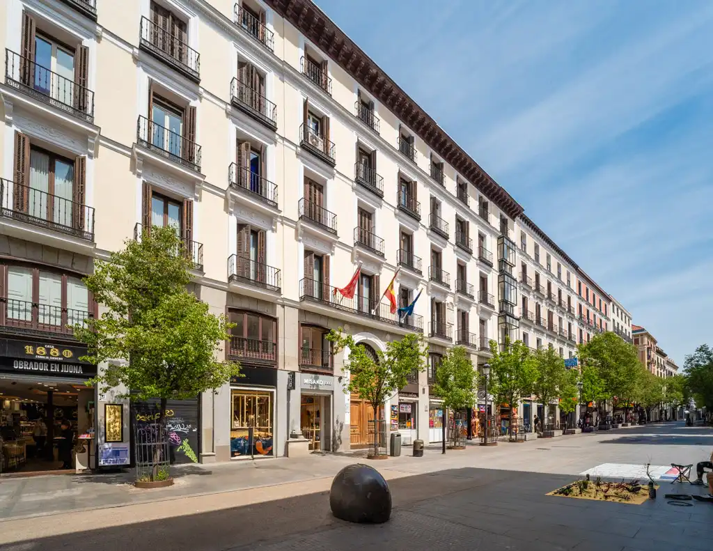 Exterior view of Flat for rent in Madrid  with Air Conditioner, Heating and Balcony
