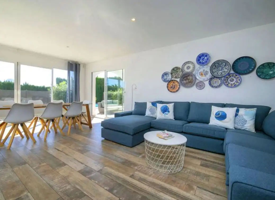 Sala de estar de Casa o chalet en venta en Calpe / Calp con Aire acondicionado, Calefacción y Jardín privado