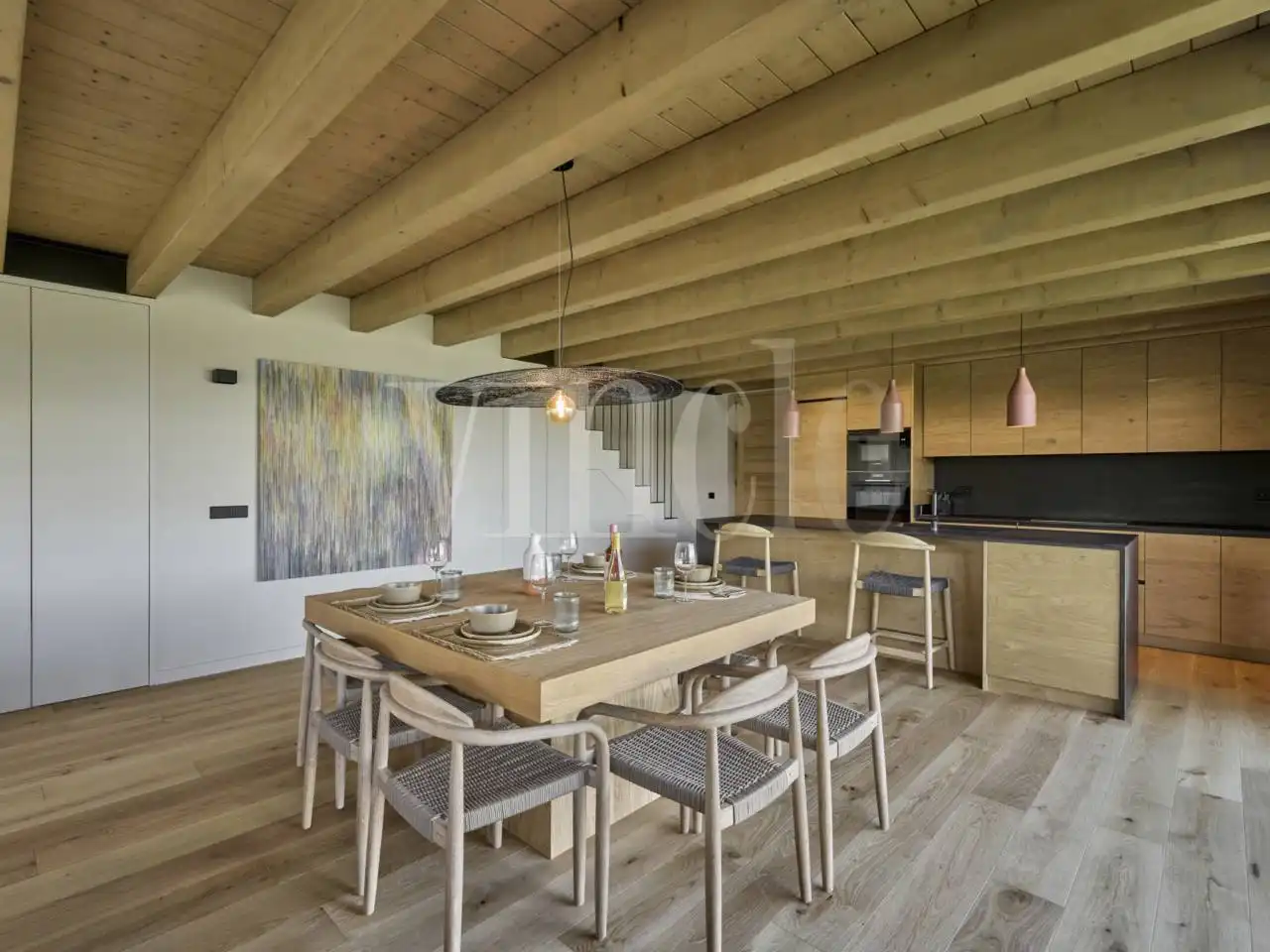 Dining room of Houses for sale in Guils de Cerdanya  with Heating, Private garden and Parquet flooring