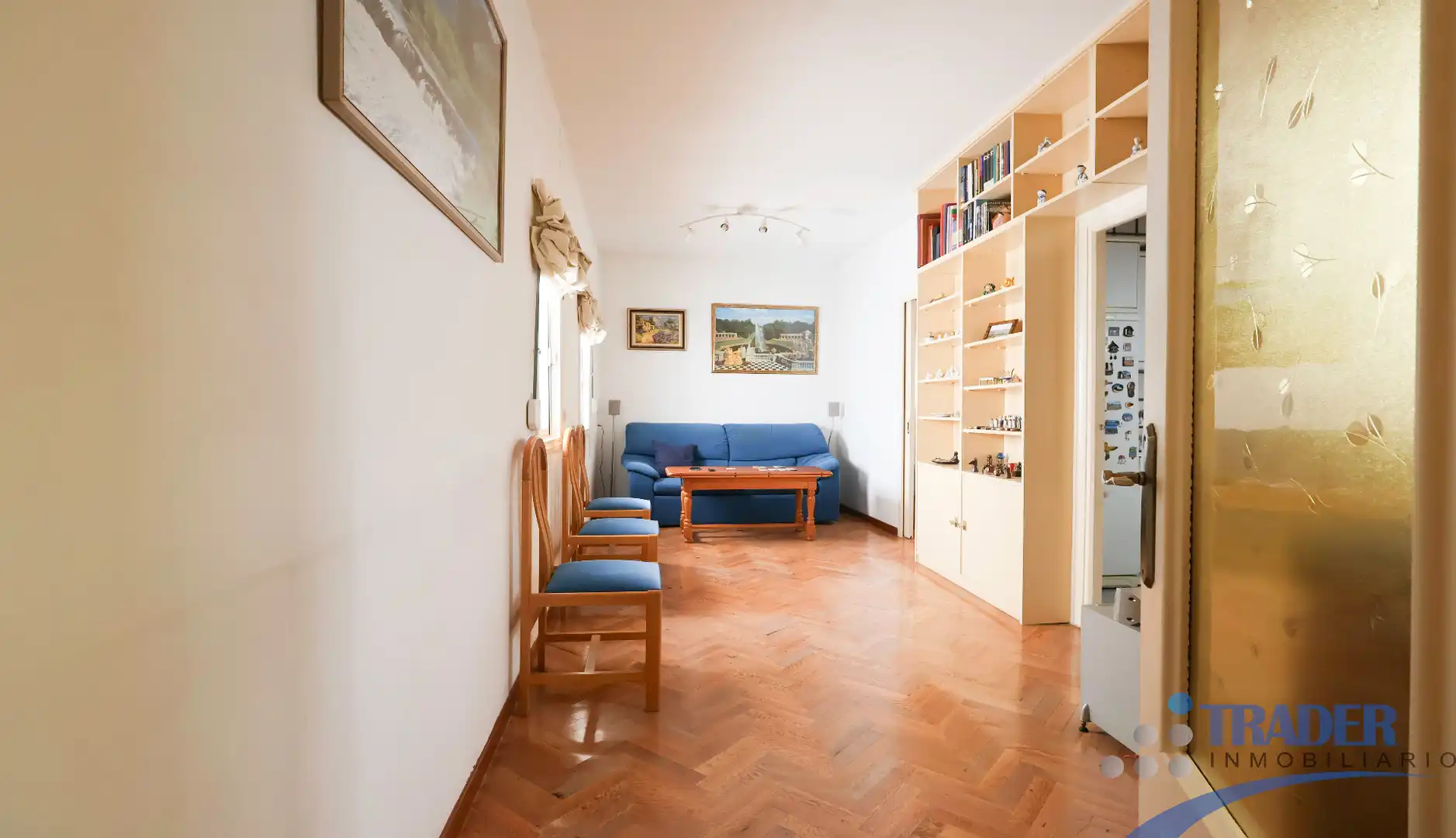 Living room of Flat for sale in  Madrid Capital  with Air Conditioner